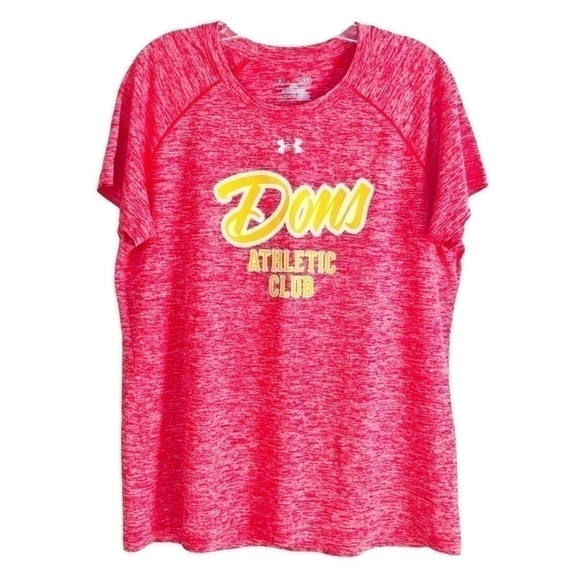 NWOT UNDER ARMOUR Red Heat Gear Loose Short Sleeve Women’s T- Shirt Sweatshirt - Picture 3 of 5